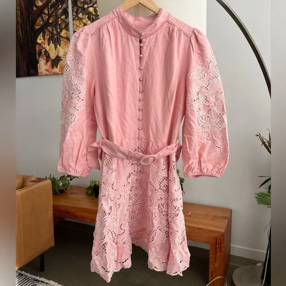 Ever New Rhi Embroidered Mini Dress - Picture 2 of 5